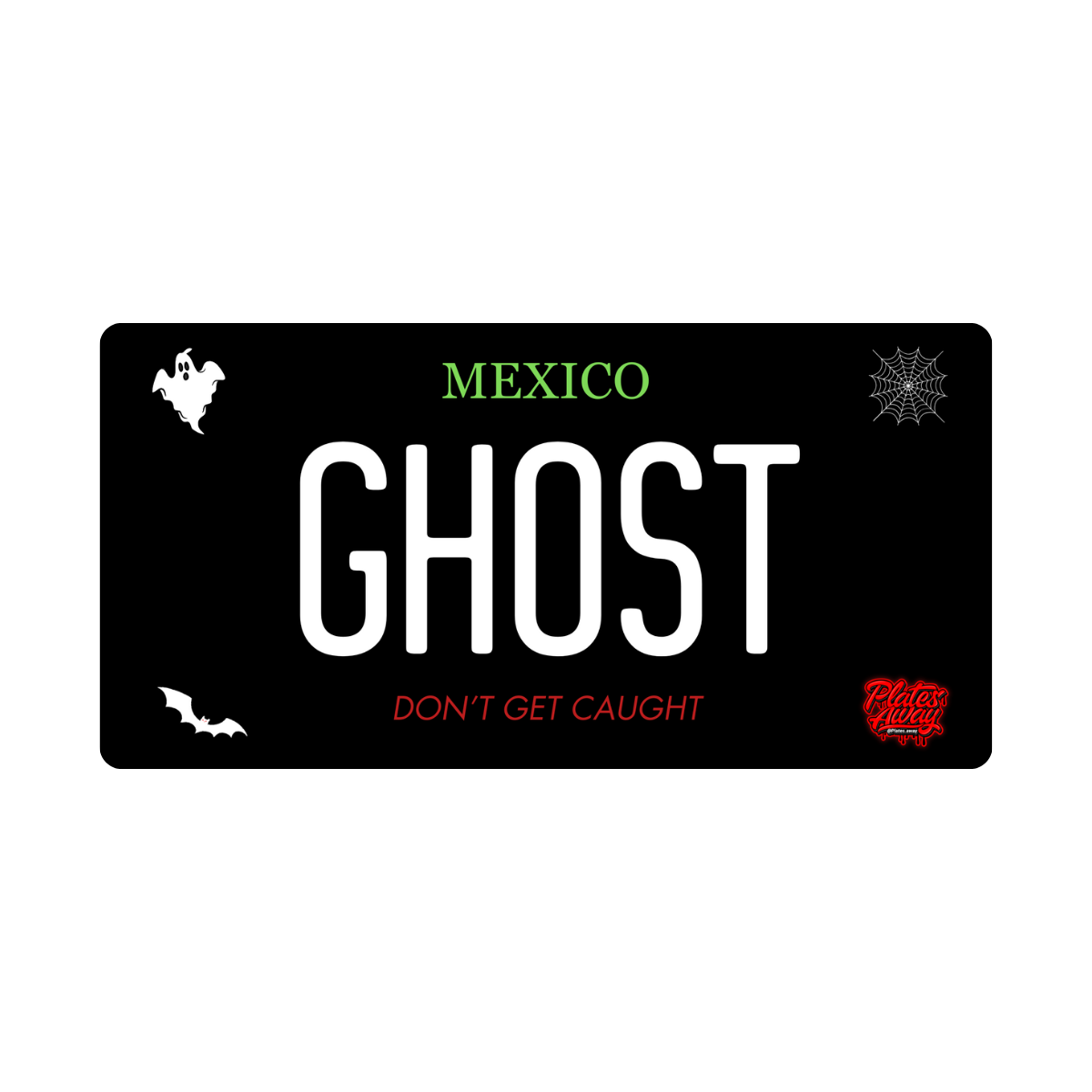 "Ghost" License Plates