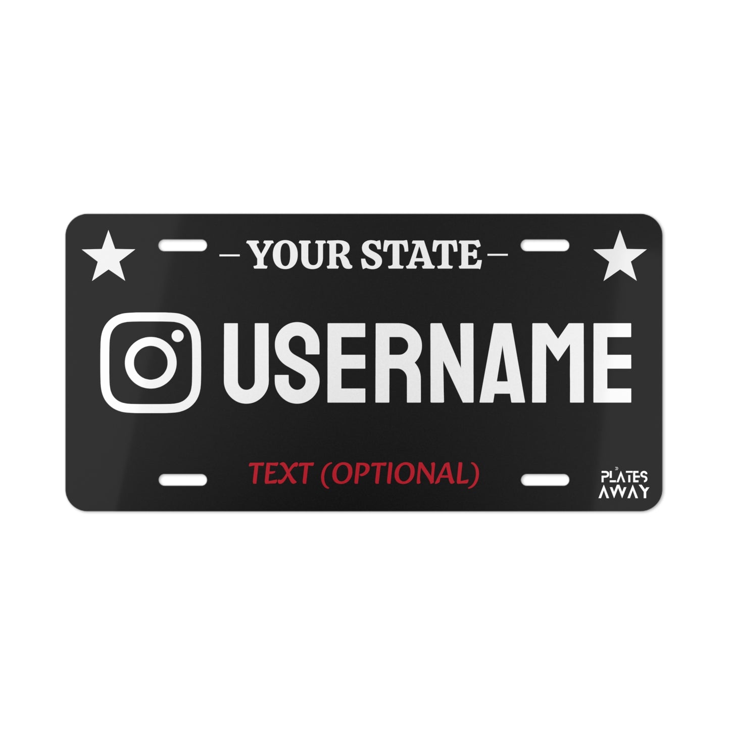 Custom IG Username Plates
