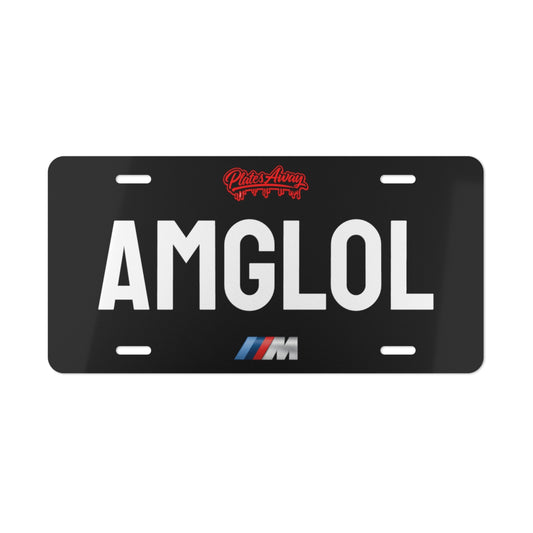 "AMGLOL" License Plates