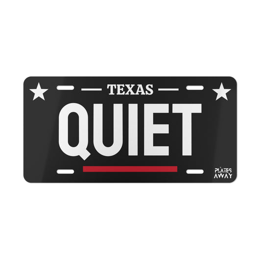 "Quiet" License Plates