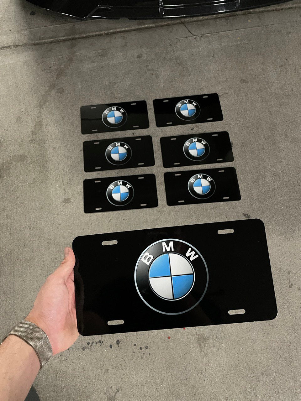 BMW License Plate Covers