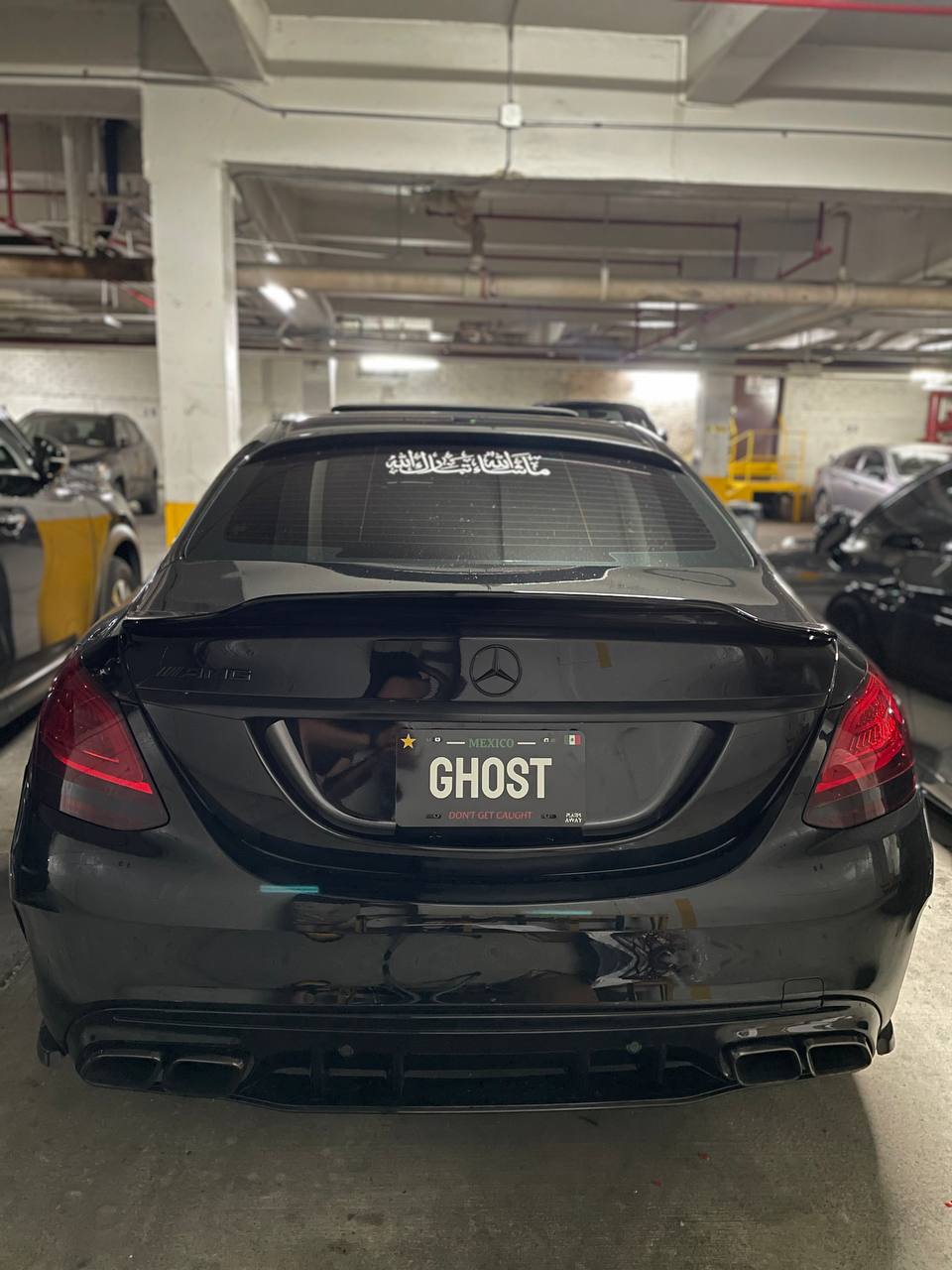 "Ghost" License Plates