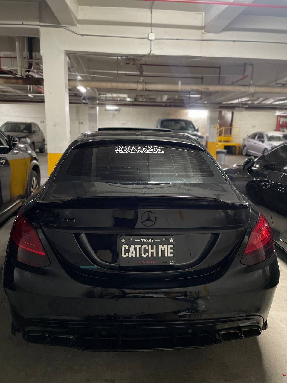 "Catch Me" License Plates