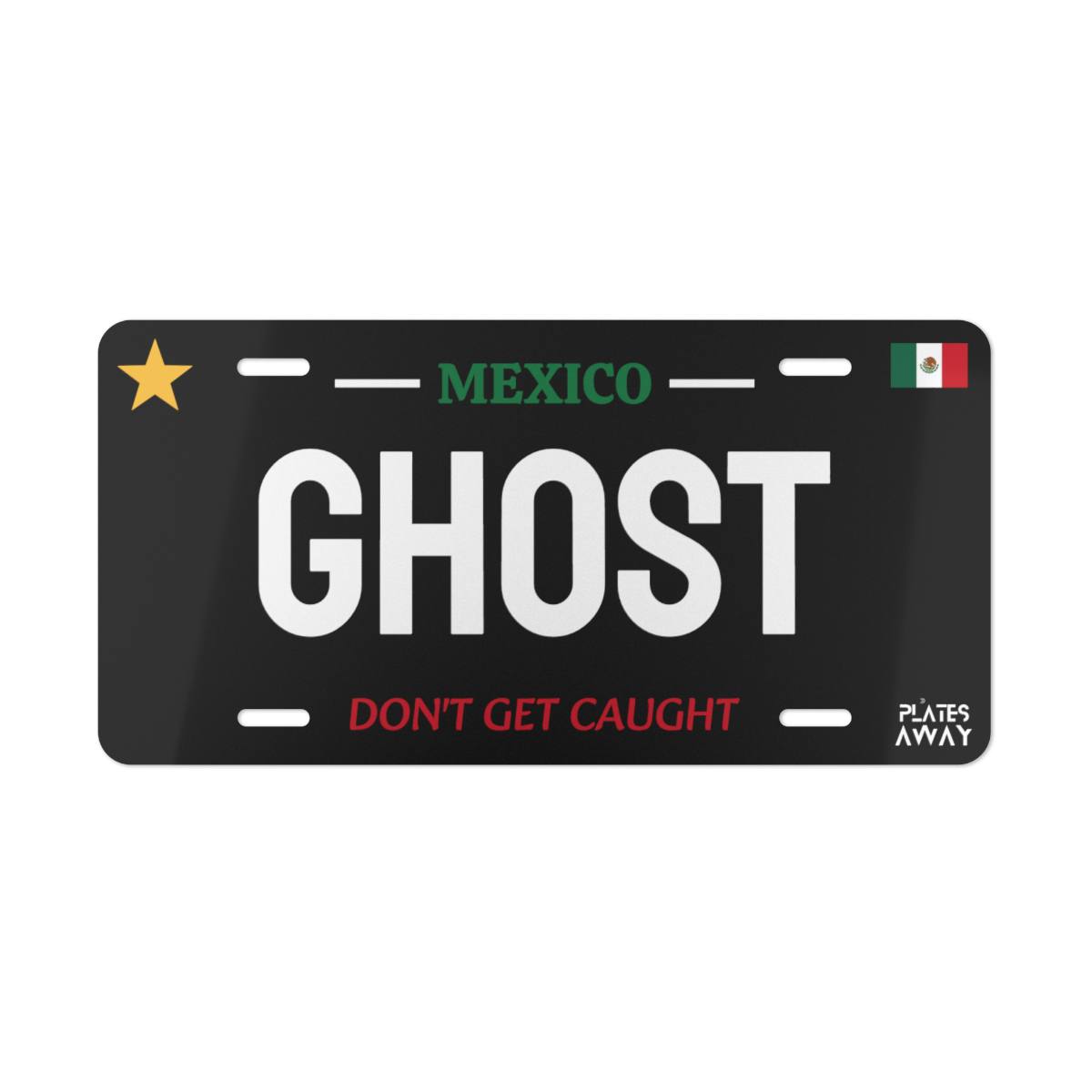 "Ghost" License Plates